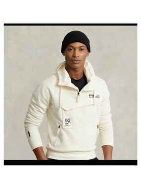 RLX Polo Ralph Lauren Cotton French Terry Garment Dyed Hoodie Large Authentic
